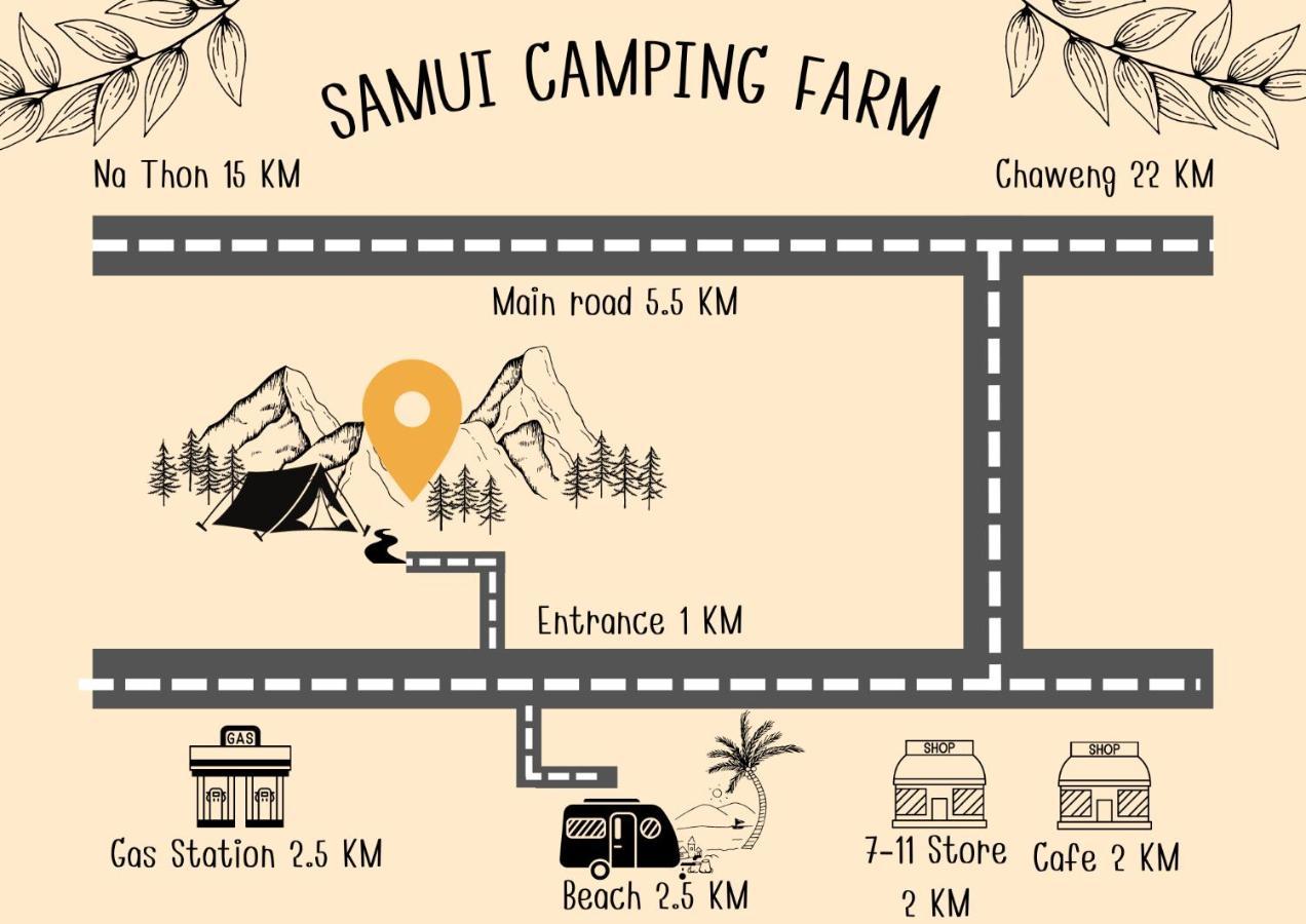 Samui Camping Farm Hotel Laem Sor Екстериор снимка