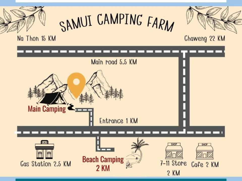 Samui Camping Farm Hotel Laem Sor Екстериор снимка